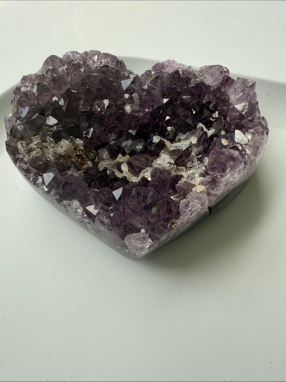 Amethyst Heart Crystal